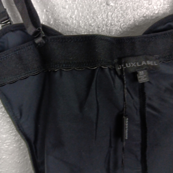 JLuxLabel Bodysuit Black Size Medium Padding Removable Straps Thong NWT - Picture 12 of 16